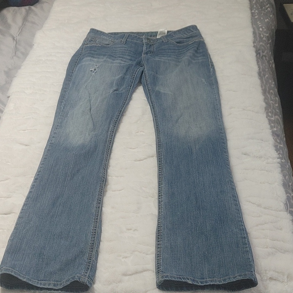Cruel Denim Abby Distressed Bootcut Light to Medium wash Blue Jeans 5L or 28